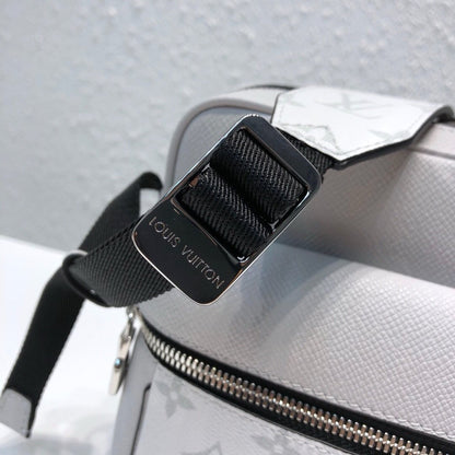 Louis Vuitton Taigarama Monogram Outdoor Messenger Bag White