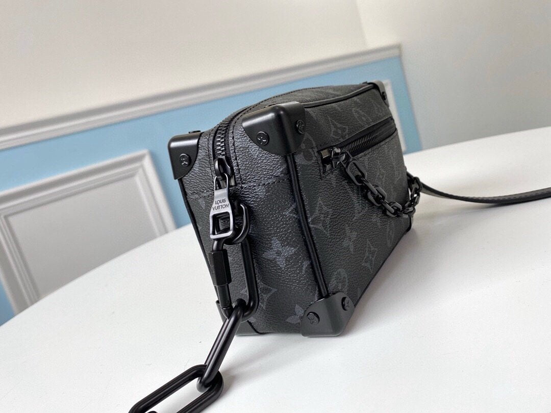 Louis Vuitton Eclipse Mini Soft Trunk Bag Black