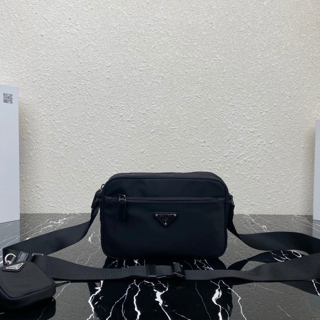 Prada Re-Nylon Shoulder Bag Black