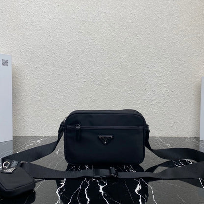 Prada Re-Nylon Shoulder Bag Black