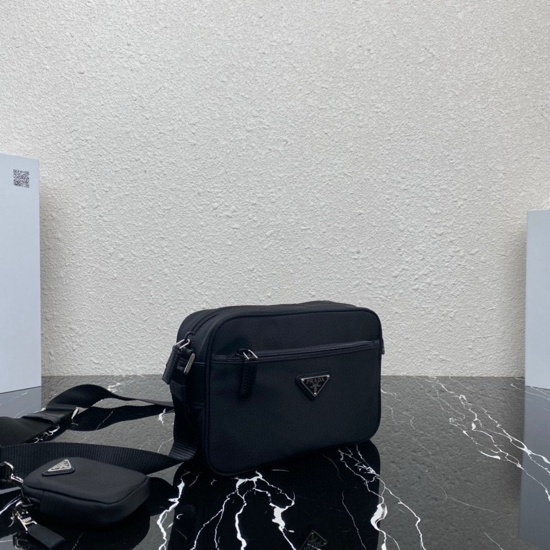 Prada Re-Nylon Shoulder Bag Black