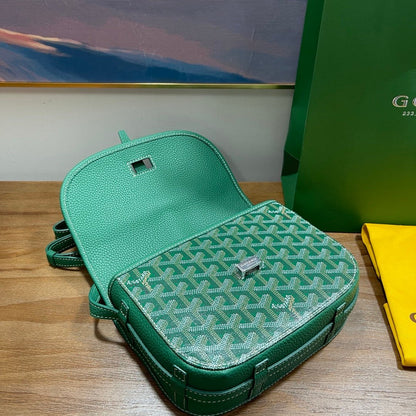 Goyard Belvedere PM Messenger Bag Green