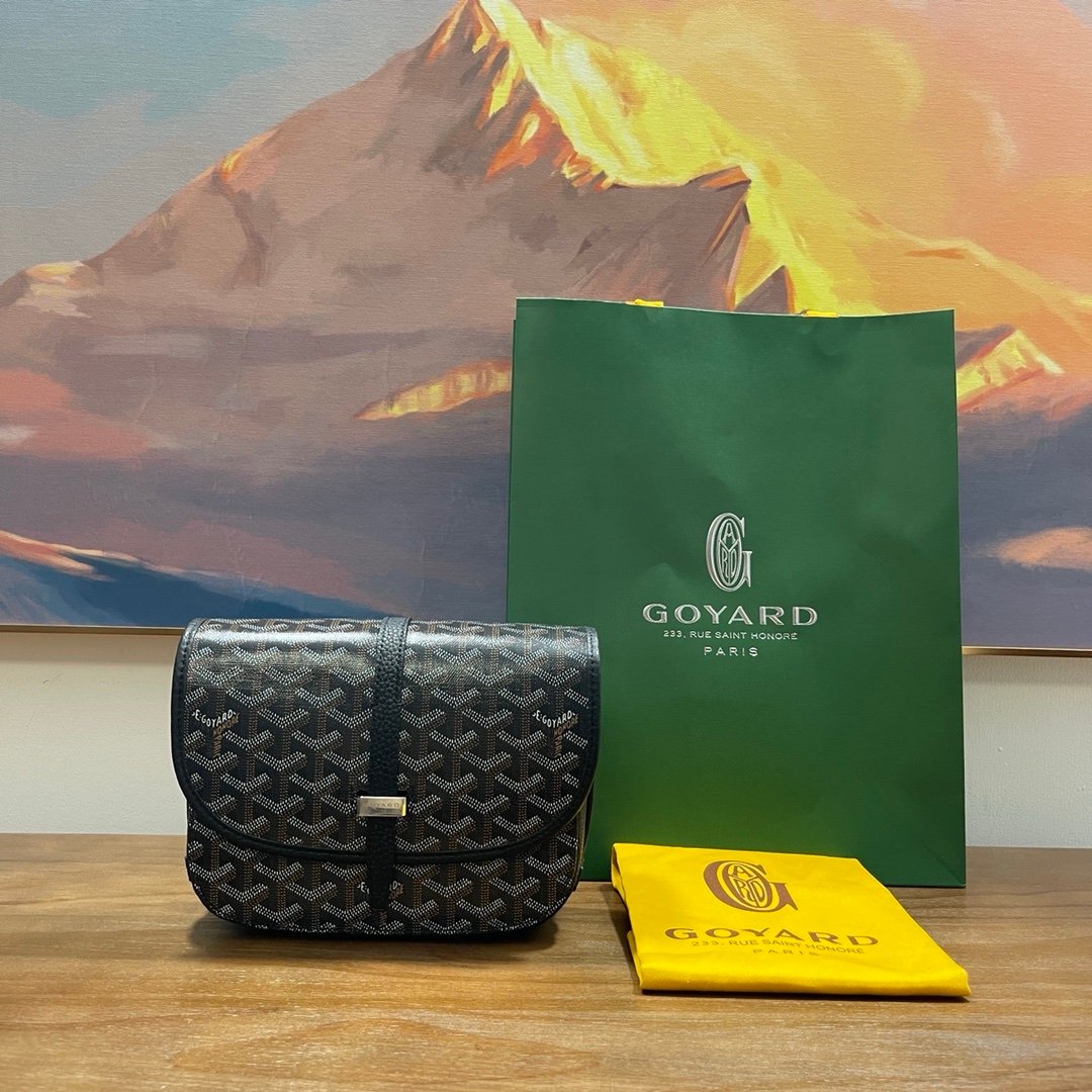 Goyard Belvedere PM Messenger Bag Black