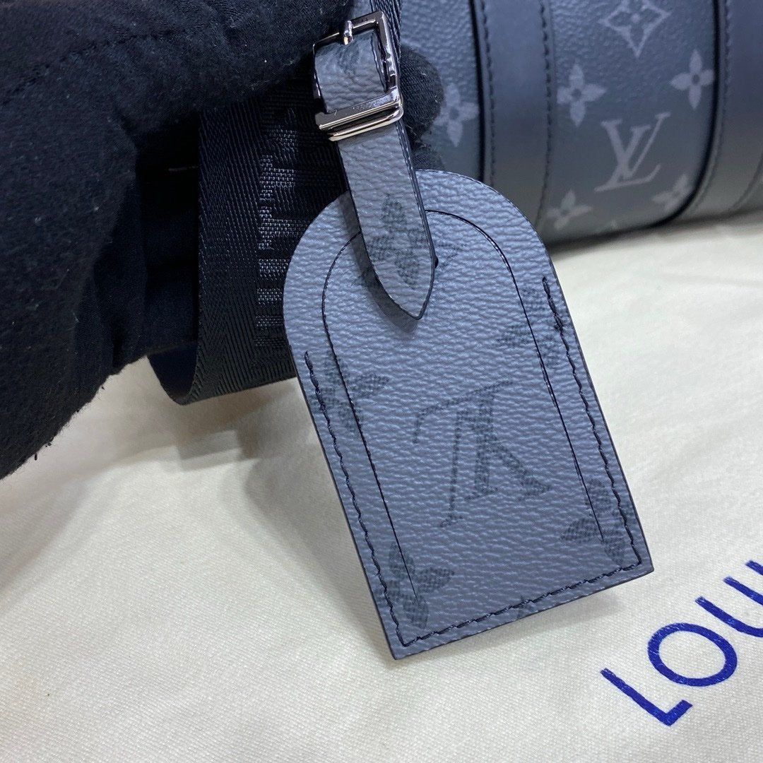 Louis Vuitton Keepall Bandouliere 25 Monogram Eclipse Bag