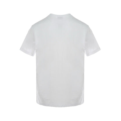 Burberry Location Print Cotton T-Shirt White