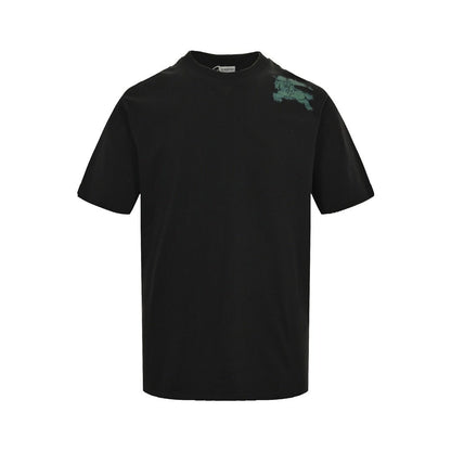 Burberry Logo Print T-Shirt Green Black