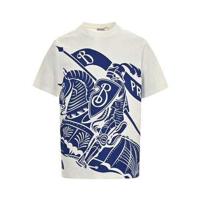 Burberry Harriston T-Shirt White Blue