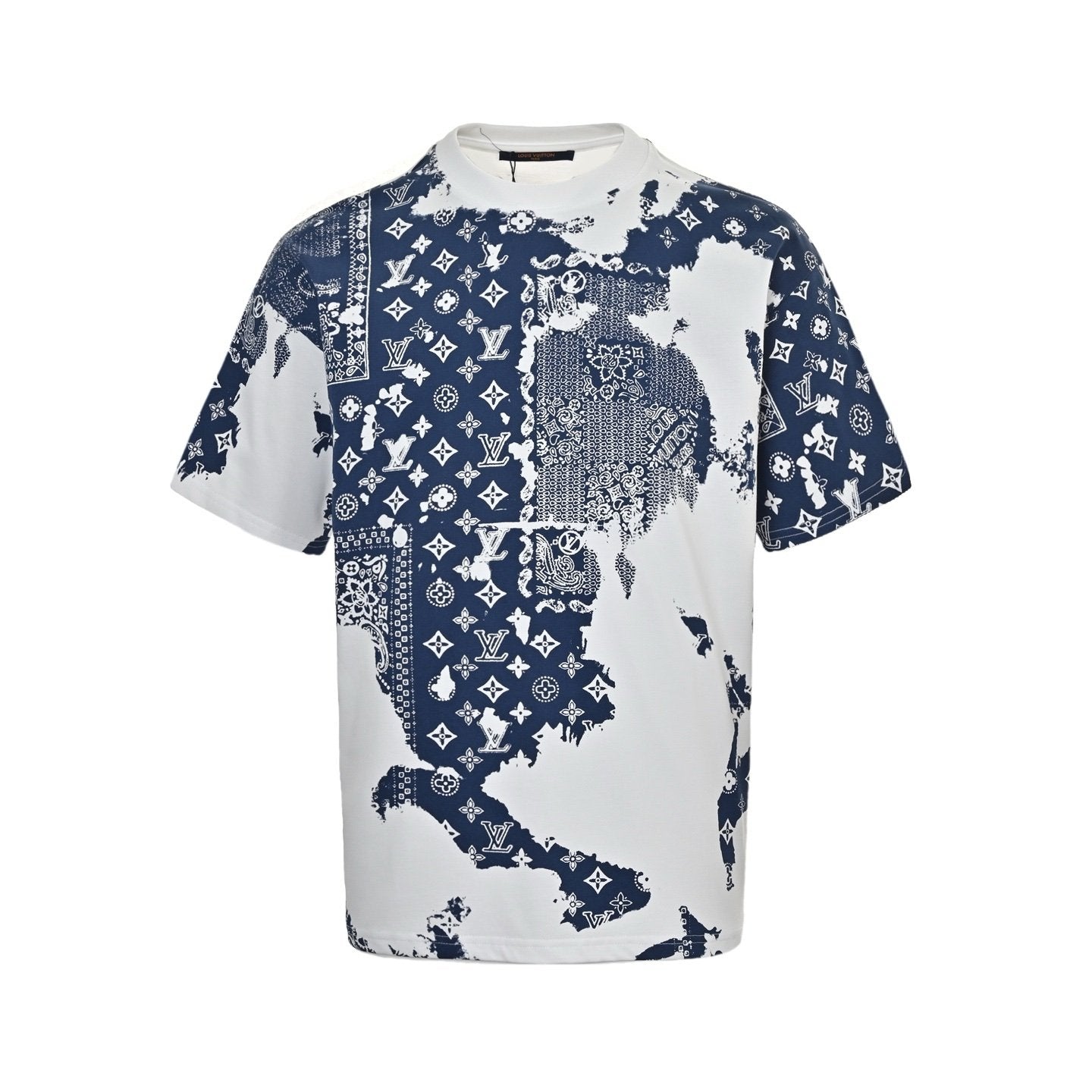 Louis Vuitton Monogram Bandana Printed T-Shirt White/Blue