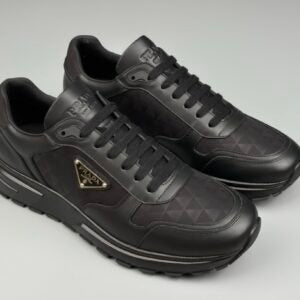 Prada Prax 01 Re-Nylon Black Triangle Monogram