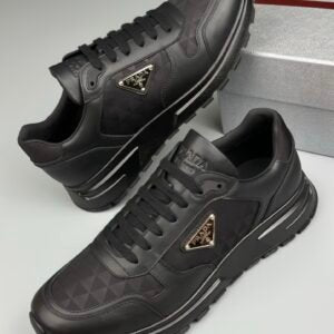 Prada Prax 01 Re-Nylon Black Triangle Monogram