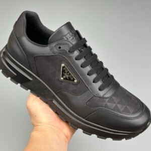 Prada Prax 01 Re-Nylon Black Triangle Monogram