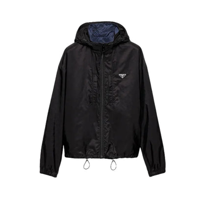 Prada Reversible Re-Nylon Windbreaker Black/Blue