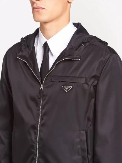 Prada Black Re-Nylon Windbreaker