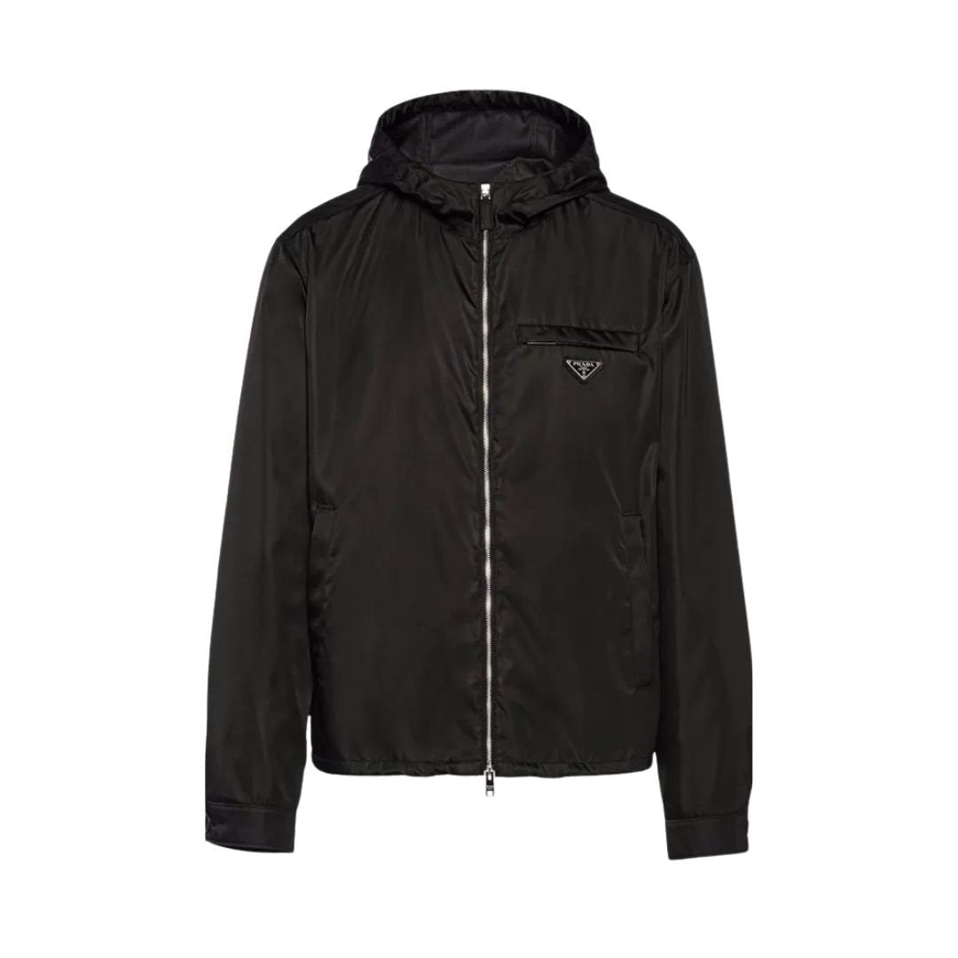 Prada Black Re-Nylon Windbreaker