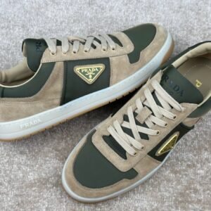 Prada Downtown Delavé Suede & Re-Nylon