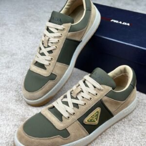 Prada Downtown Delavé Suede & Re-Nylon