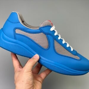 Prada Americas Cup Icon Soft Blue Trainers