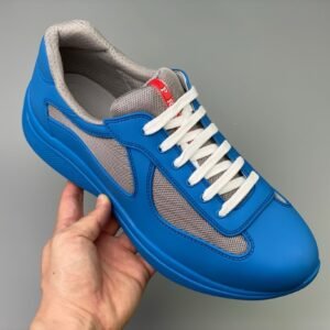 Prada Americas Cup Icon Soft Blue Trainers