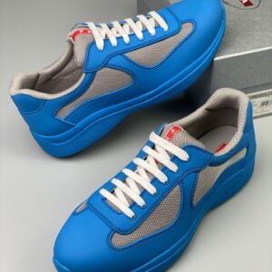 Prada Americas Cup Icon Soft Blue Trainers