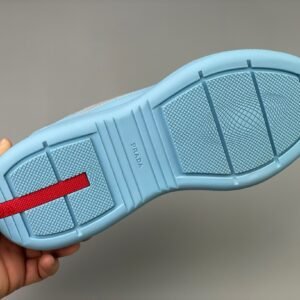 Prada Americas Cup Icon Soft Baby Blue Trainers