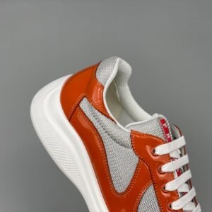 Prada Americas Cup Orange Trainers
