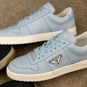 Prada Downtown Leather Blue Re-Nylon