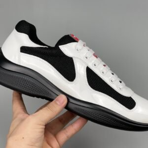 Prada Americas Cup White Black Trainers