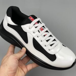 Prada Americas Cup White Black Trainers