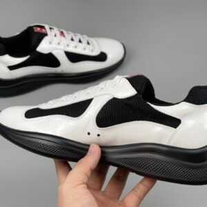 Prada Americas Cup White Black Trainers