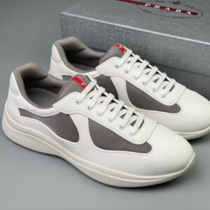 Prada Americas Cup Icon Soft White Grey Trainers