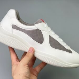 Prada Americas Cup Icon Soft White Grey Trainers