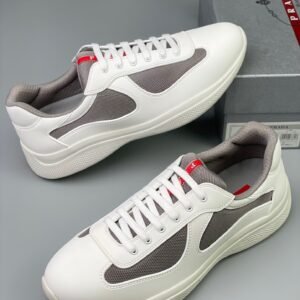 Prada Americas Cup Icon Soft White Grey Trainers