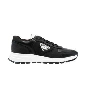 Prada Leather & Re-Nylon Black White