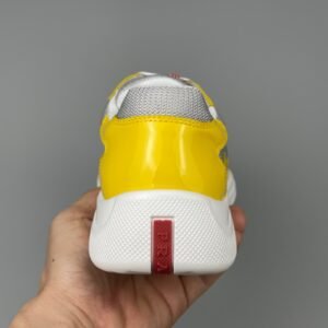 Prada Americas Cup Yellow Grey  Trainers