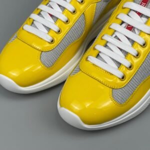 Prada Americas Cup Yellow Grey  Trainers