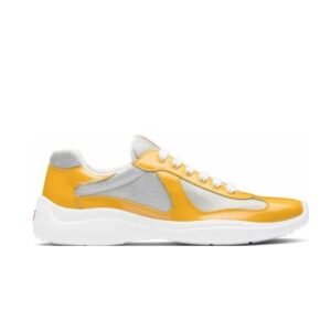Prada Americas Cup Yellow Grey  Trainers