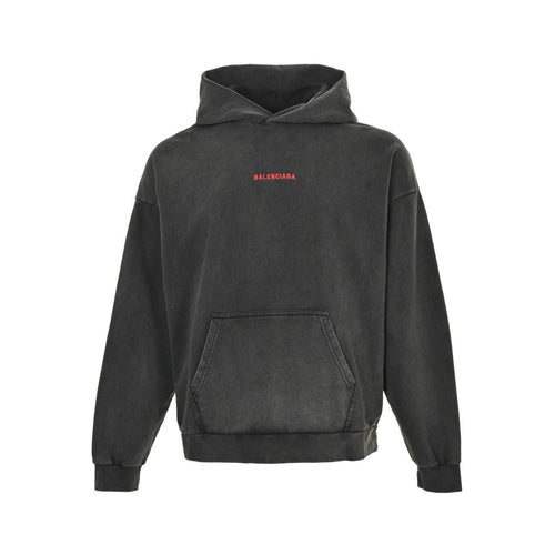 Balenciaga Oversized Hoodie Logo Embroidered