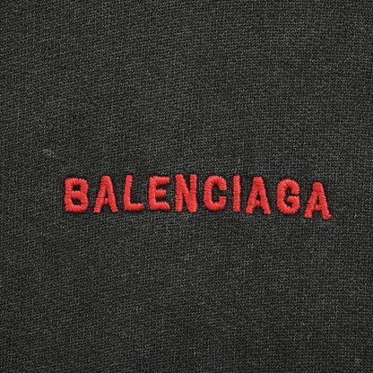 Balenciaga Oversized Hoodie Logo Embroidered