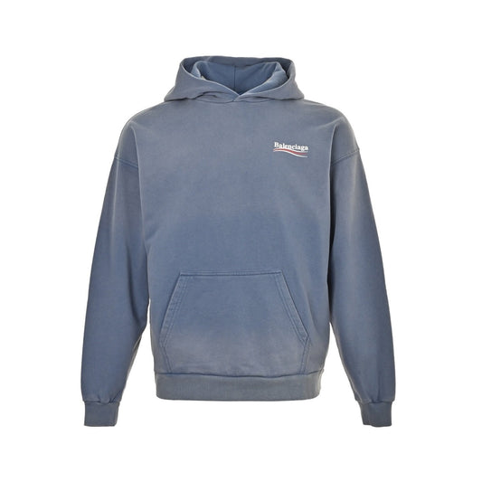 Balenciaga Oversized Hoodie Blue