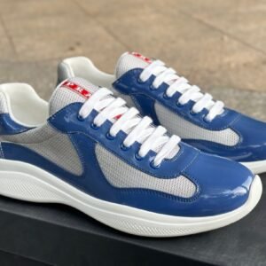 Prada Americas Cup Blue Grey  Trainers