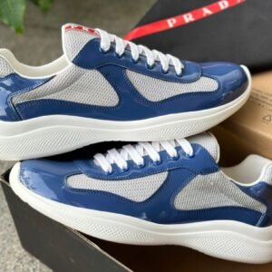 Prada Americas Cup Blue Grey  Trainers