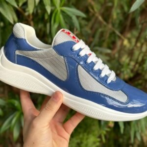 Prada Americas Cup Blue Grey  Trainers