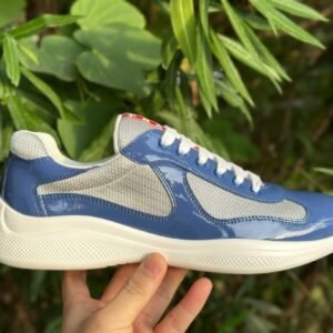Prada Americas Cup Blue Grey  Trainers
