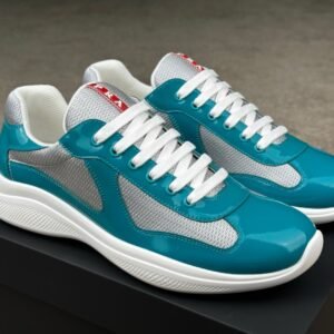 Prada Americas Cup Petrol Grey  Trainers