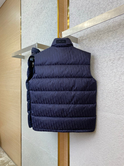 Dior Oblique Navy Blue Bodywarmer