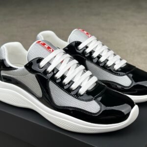 Prada Americas Cup Navy Grey Trainers Classic