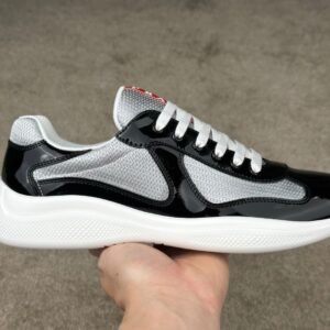 Prada Americas Cup Navy Grey Trainers Classic