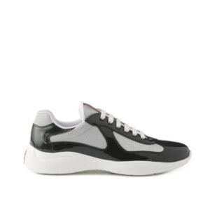 Prada Americas Cup Anthracite Grey Trainers