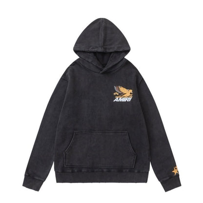 Amiri Vintage Pegasus Hoodie In Black