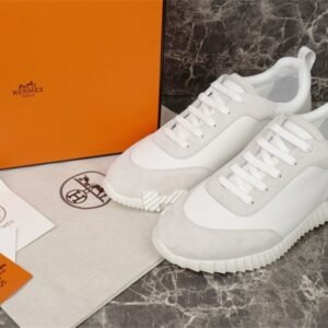 Hermes Bouncing Sneaker Full White